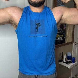 Craft Men's Bold Blue Graphic Tank Top